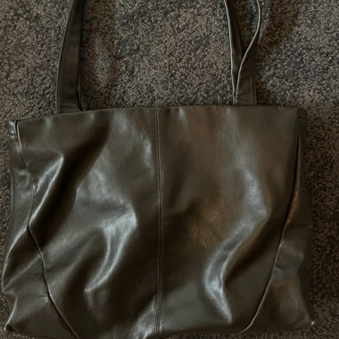 Schwarz/ Grüne Tasche 