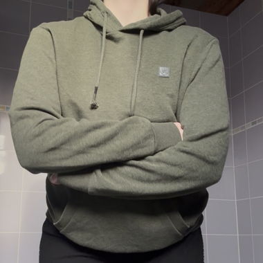 Grüner C&A Kapuzenpullover Grösse XL Unisex