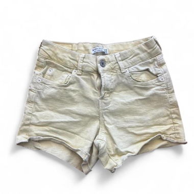 Short en denim Bershka jaune/beige taille 36