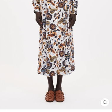 Ulla Johnson Giselle Seiden-Midikleid