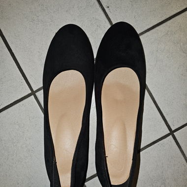 Ballerine nere con tacco