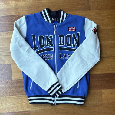 Giacca Varsity con zip London