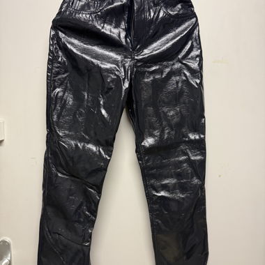 Pantalon noir brillant Abercrombie