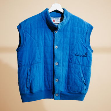 Conte of Florence Waistcoat Royal Blue Gilet 80s 