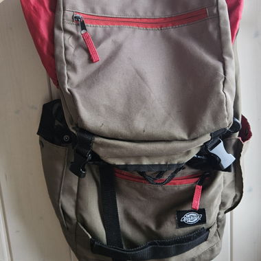 Sac à dos Dickies kaki et rouge