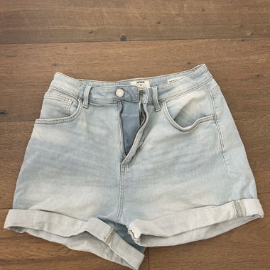 Light Blue Denim Shorts