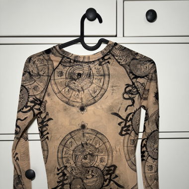 Crop Top brown Japan Style