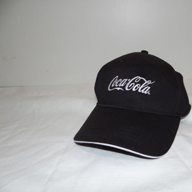 Coca Cola Cap Original Schwarz Weiss recycled