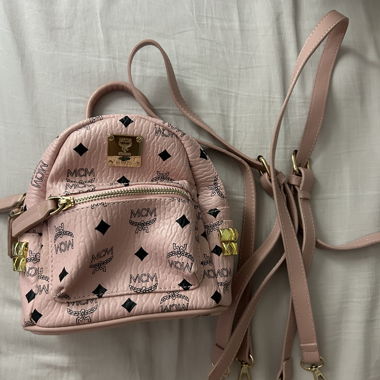 Mini zaino MCM rosa