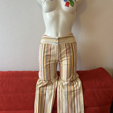 Pantalon 3/4 rayé BIAGGINI taille 36
