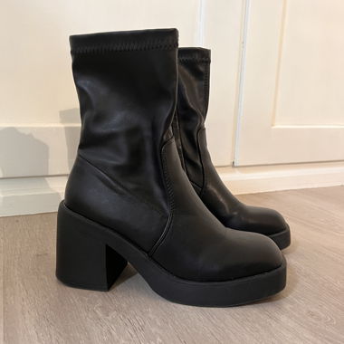 Black Platform Ankle Boots Vagabond EU 37