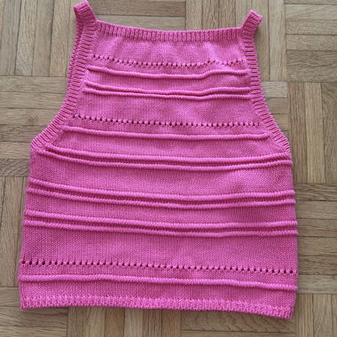 Top estivo rosa