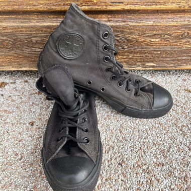 Schwarze Converse All Star High-Top Sneaker