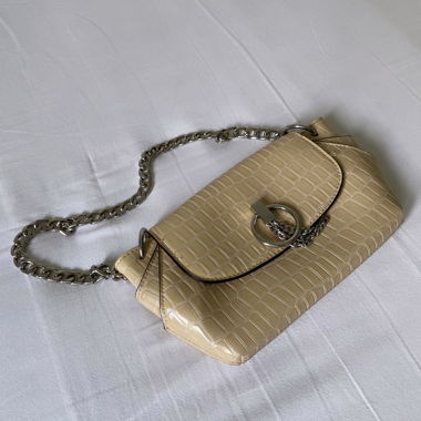 Borsa a mano color crema