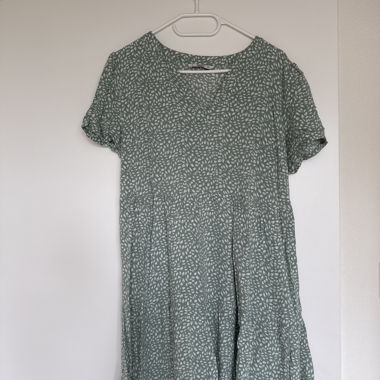 Vestito Only Verde/Bianco