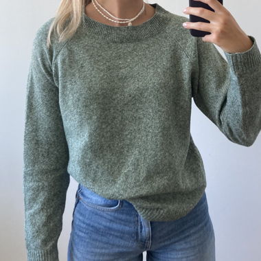Pull Vert en Maille