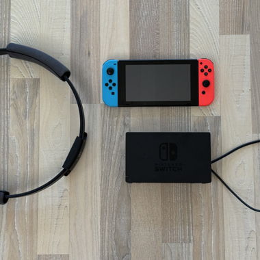 Nintendo Switch console, Joy-Con Grip, Ring fit