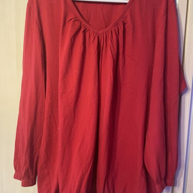 Rotes langarm Shirt 