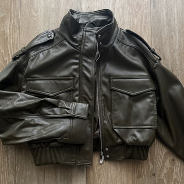Giacca in pelle Zara