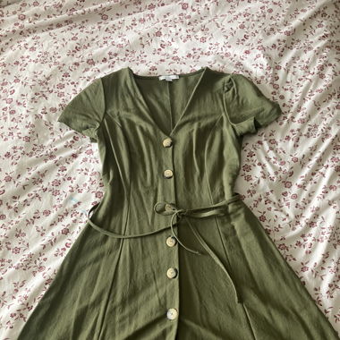 Springfield short green dress, size S