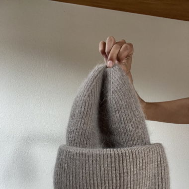 beanie grau