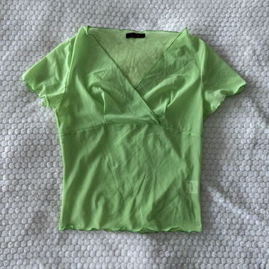 Vintage / y2k Green mesh top