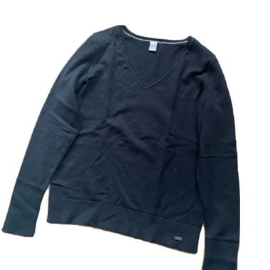 Black S.Oliver V-neck Sweater