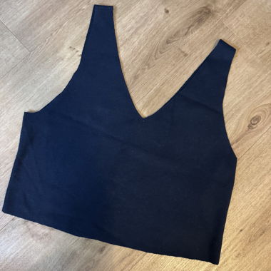 Dunkelblaues H&M Stricktop XL