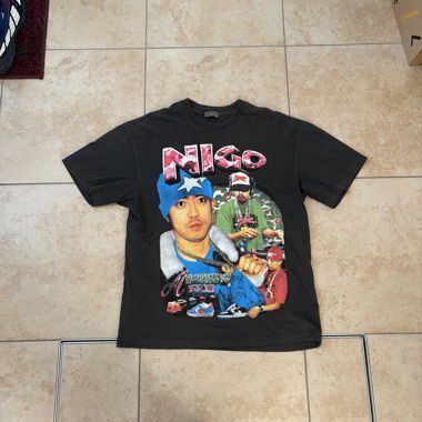 Nigo Bape Inspired Graphic print black T-shirt
