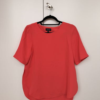 Camicia/Blusa Topshop rossa taglia S / UK 6