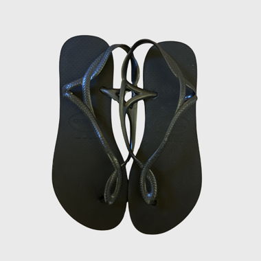 Havaianas black flip flops EU 37/38