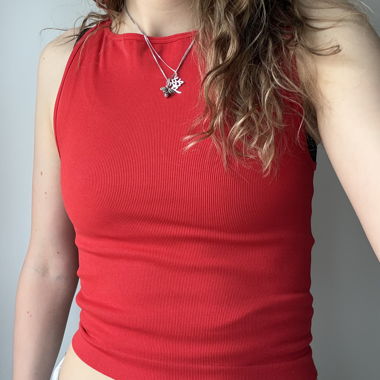 Débardeur rouge BDG
