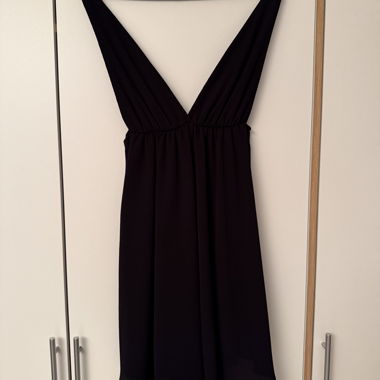 Elegant black cocktail dress