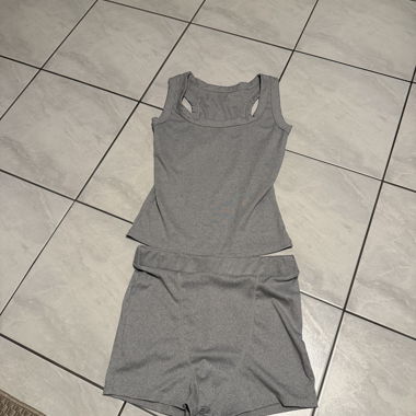 Short grey pyjama set