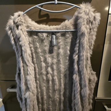 Sleeveless Genuine Fur Vest