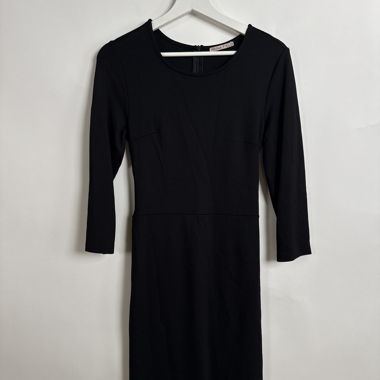 Black long-sleeve dress from anna field