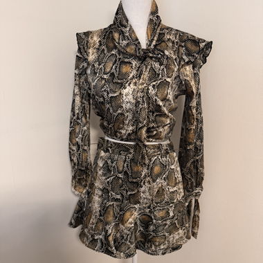 Set Zara con stampa serpente