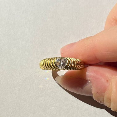 Anello in Oro con Cuore