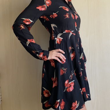 Abito camicia floreale Zara