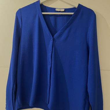 Blouse bleu roi