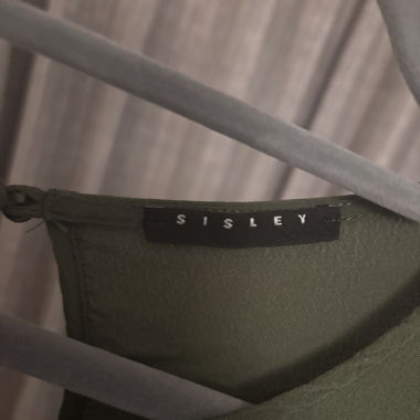 Simple green blouse