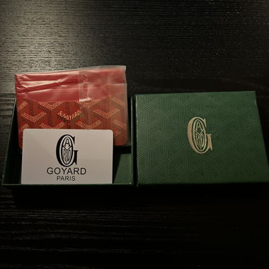 Goyard Red Card Holder