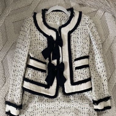 Kostüm Zweiteiler Duo s Chanel style tweet 