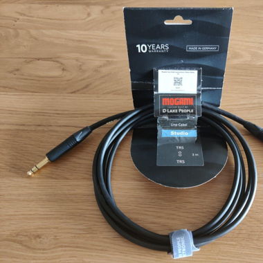 Two cables Mogami Gold Series High End 3m 