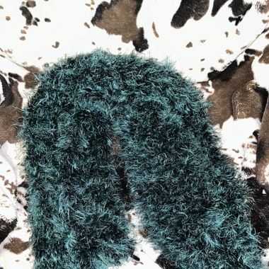Funky Green Headband and Scarf
