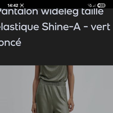 Pantalon plage/soirée Mango