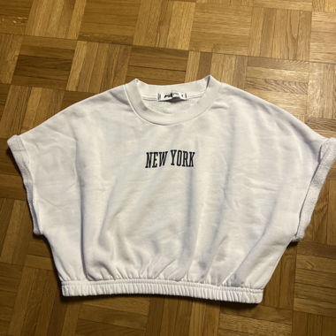 Crop-top bianco