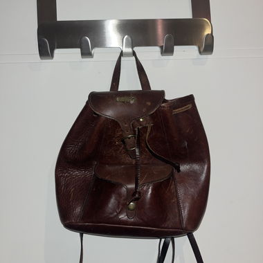 Echter mini Lederrucksack Made in Italy