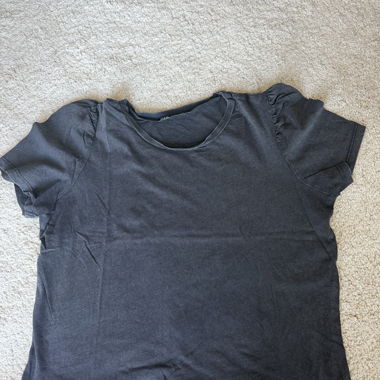 Zara T-Shirt dunkelgrau
