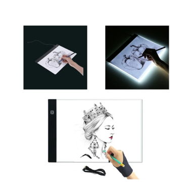 Dimmbares LED Zeichenbrett A4 Zeichenplatte